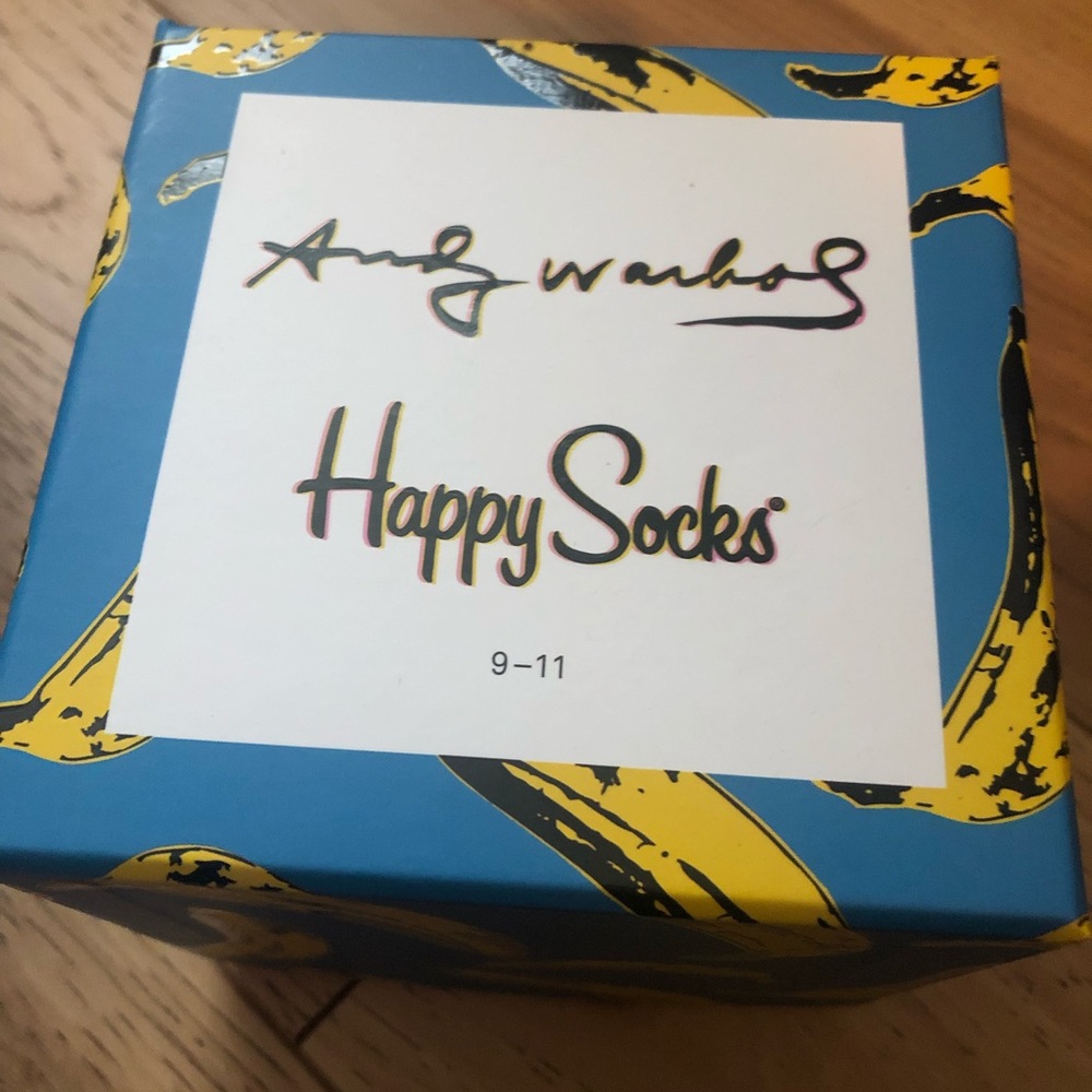 Happy Socks limited edition Andy Warhol NWT